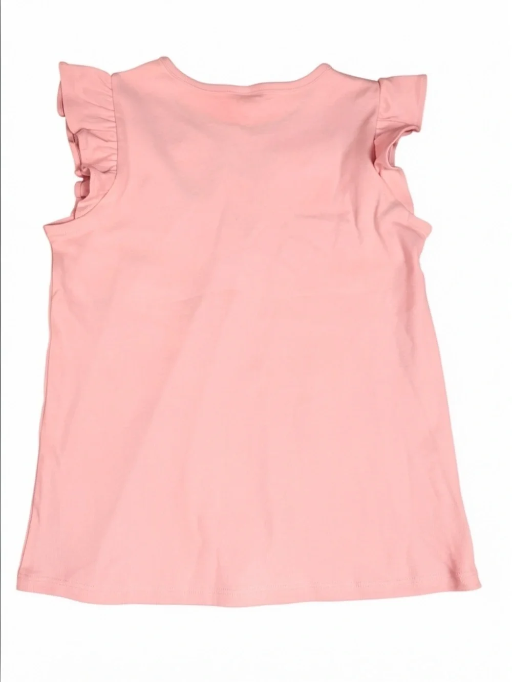 NWT New Gymboree Girls Embroidered Cherry Ruffle Top In Simple Pink Size 12